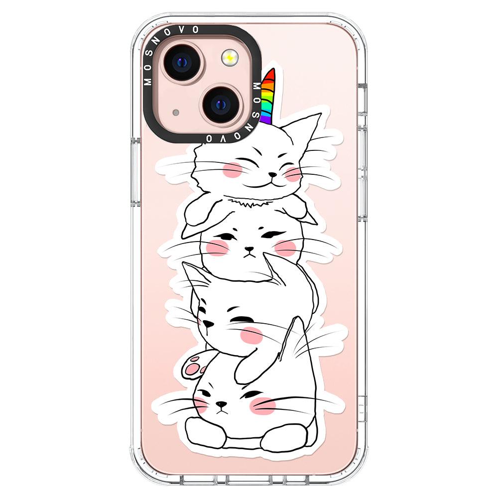 Squishcat Phone Case - iPhone 13 Mini Case - MOSNOVO