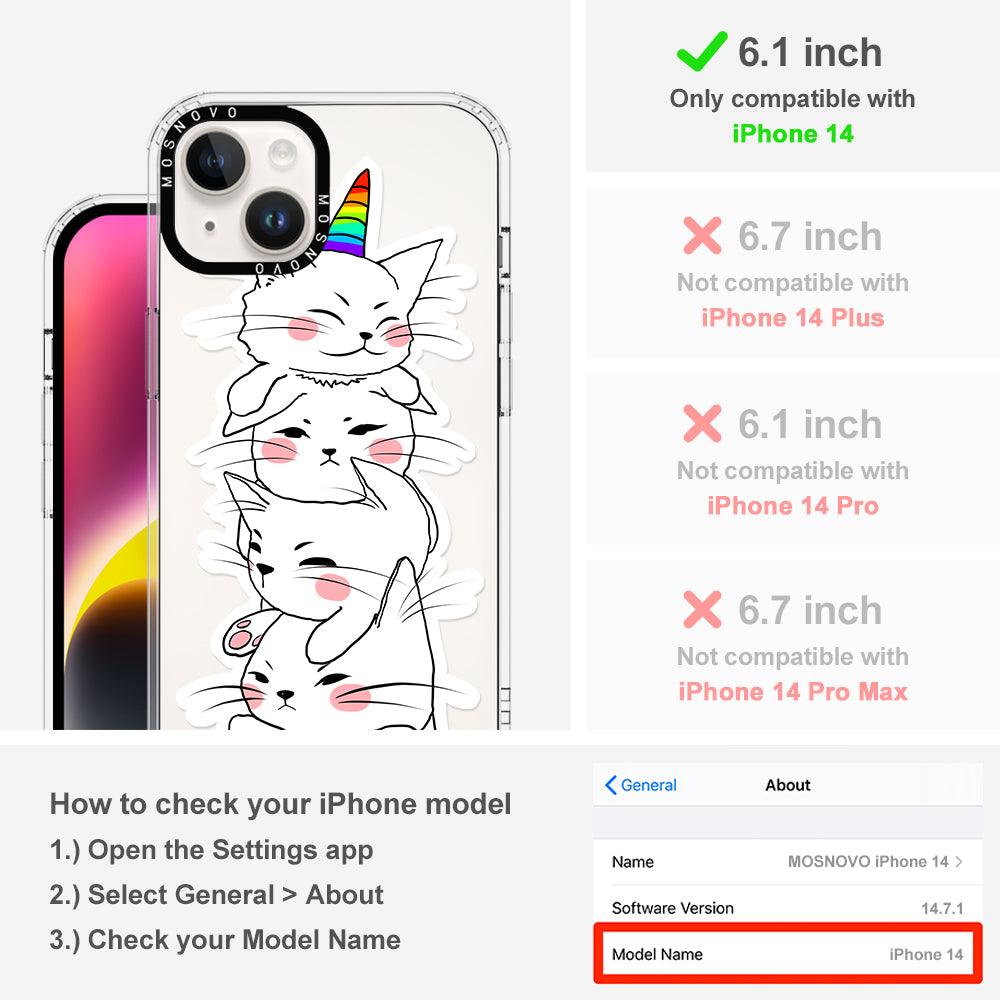 Squishcat Phone Case - iPhone 14 Case - MOSNOVO
