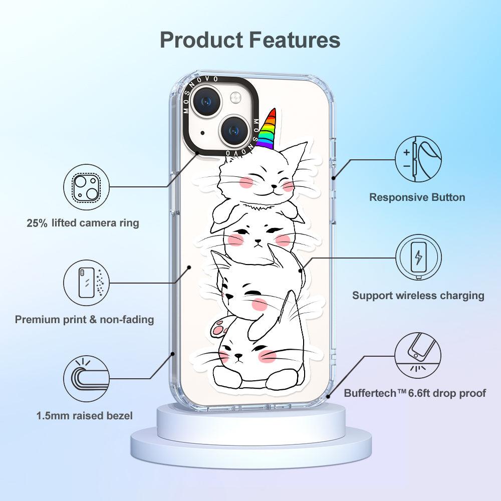 Squishcat Phone Case - iPhone 14 Case - MOSNOVO