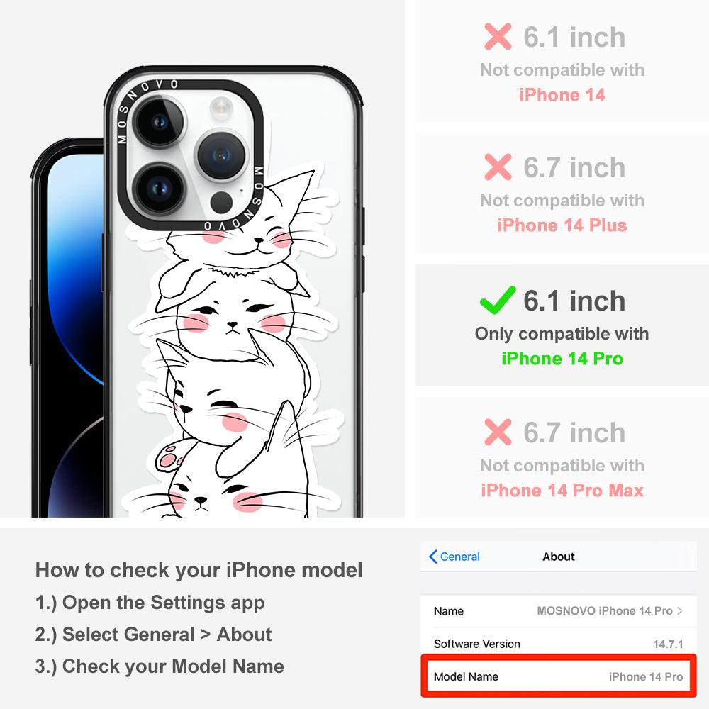 Squishcat Phone Case - iPhone 14 Pro Case - MOSNOVO