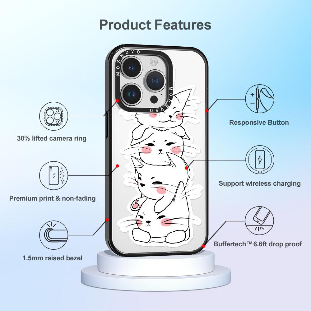 Squishcat Phone Case - iPhone 14 Pro Case - MOSNOVO