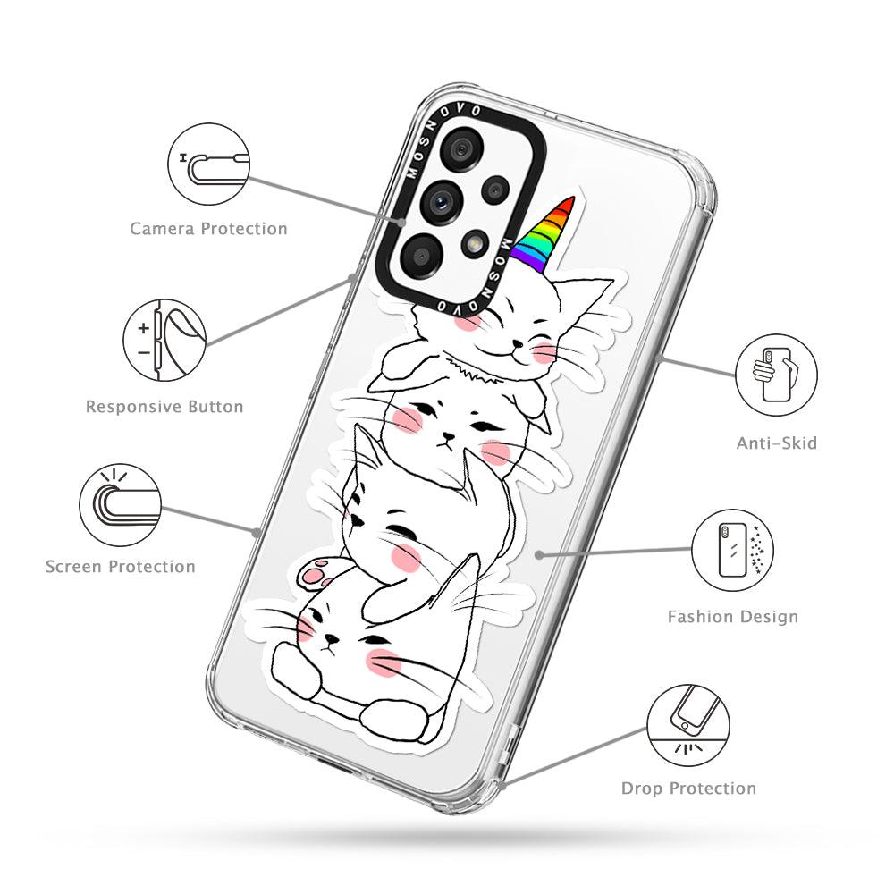 Squishcat Phone Case - Samsung Galaxy A53 Case - MOSNOVO