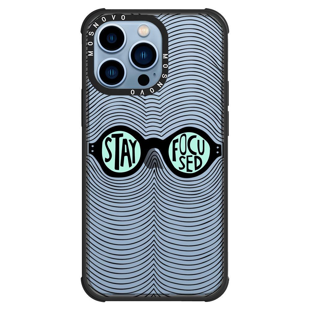 Stay Focus Phone Case - iPhone 13 Pro Case - MOSNOVO