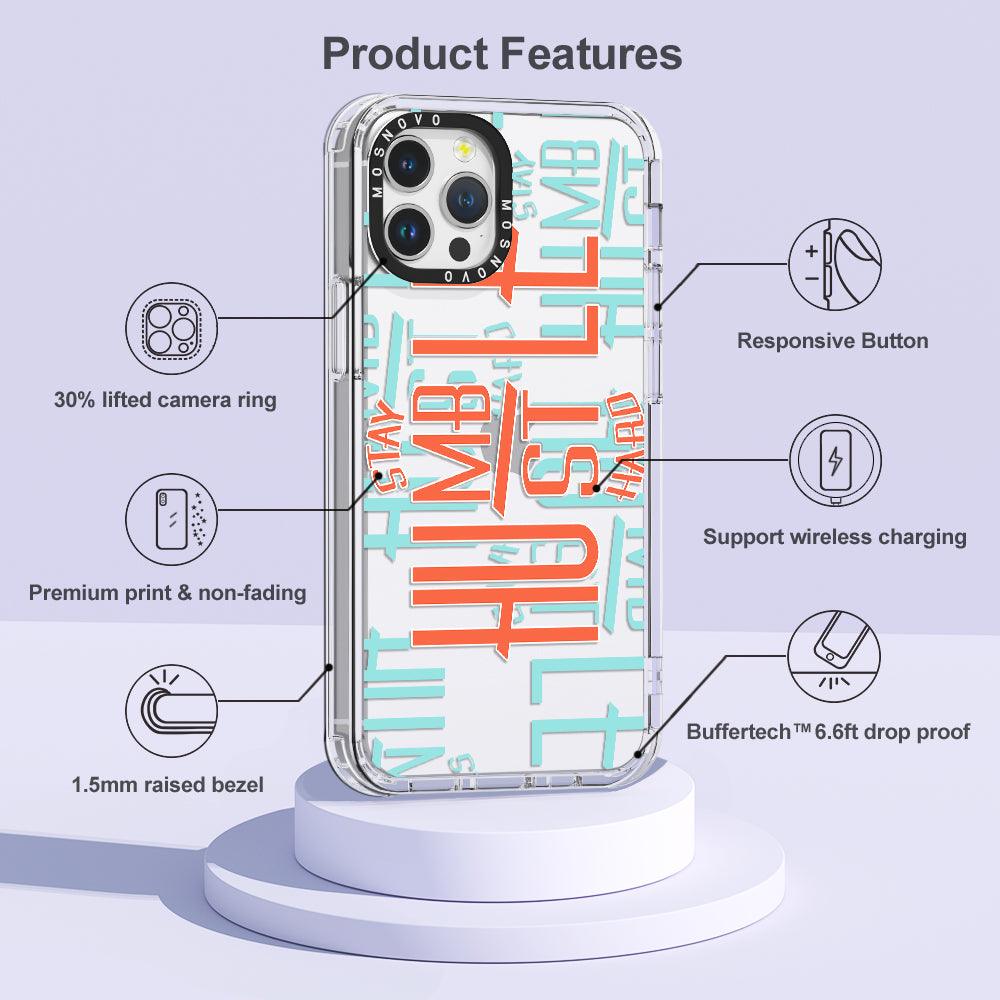 Hustle Phone Case - iPhone 12 Pro Max Case - MOSNOVO