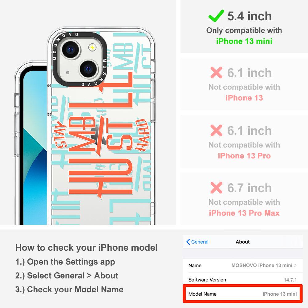 Hustle Phone Case - iPhone 13 Mini Case - MOSNOVO