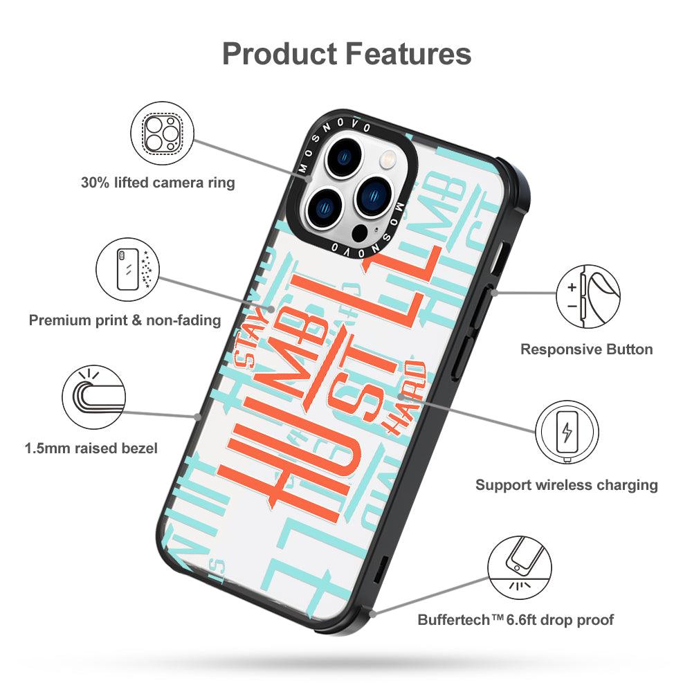 Hustle Phone Case - iPhone 13 Pro Case - MOSNOVO