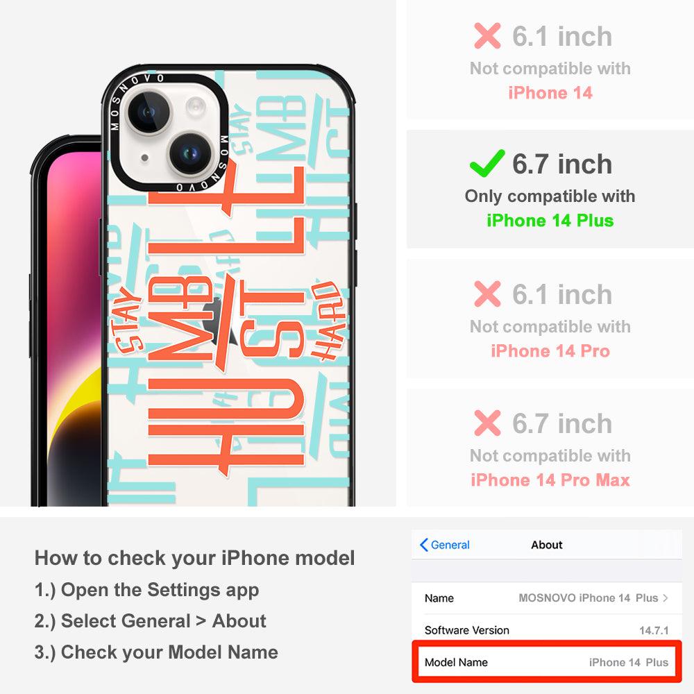 Hustle Phone Case - iPhone 14 Plus Case - MOSNOVO