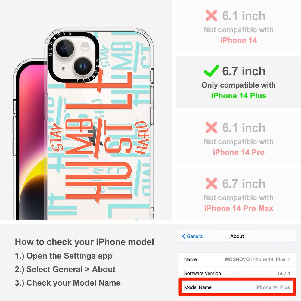 Hustle Phone Case - iPhone 14 Plus Case - MOSNOVO