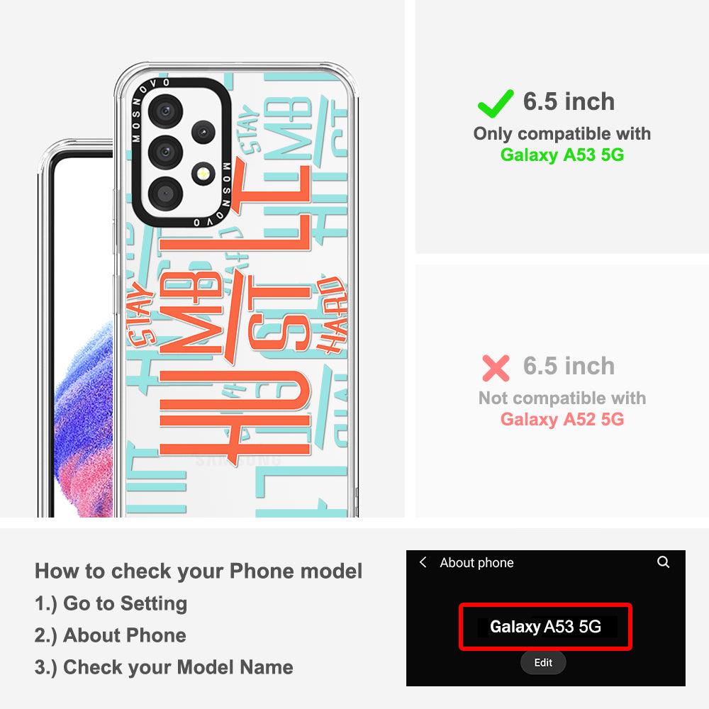 Hustle Phone Case - Samsung Galaxy A53 Case - MOSNOVO
