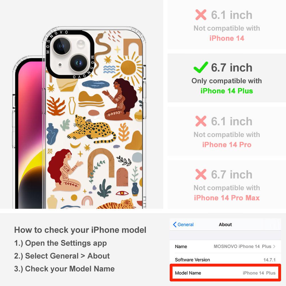 Stay Wild Phone Case - iPhone 14 Plus Case - MOSNOVO