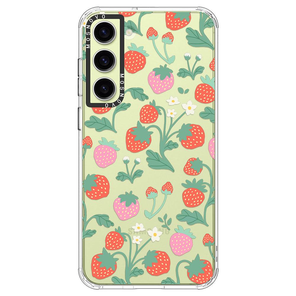 Strawberry Garden Phone Case - Samsung Galaxy S23 Plus Case - MOSNOVO