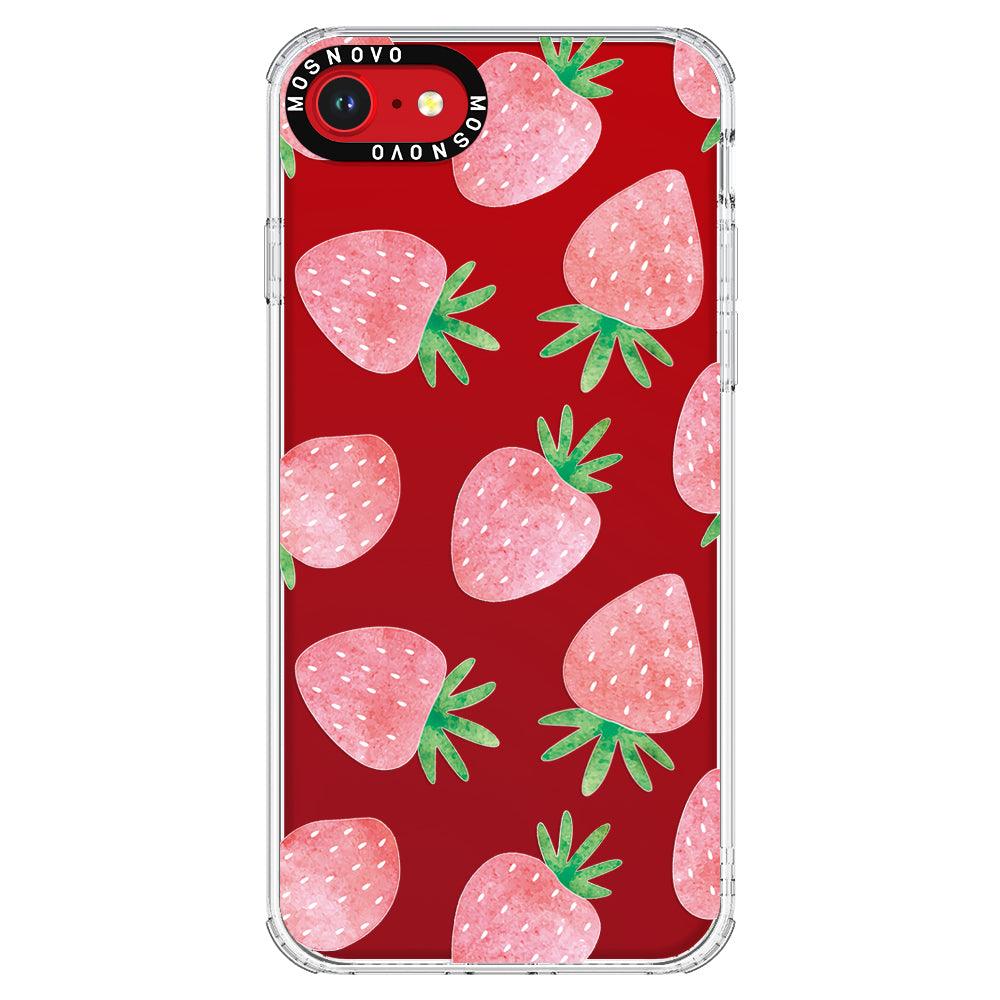 Strawberry Phone Case - iPhone SE 2020 Case - MOSNOVO