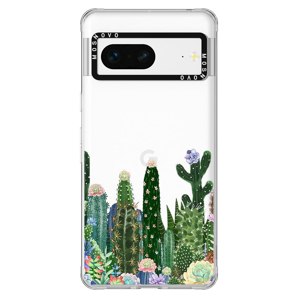 Succulents Garden Phone Case - Google Pixel 7 Case - MOSNOVO