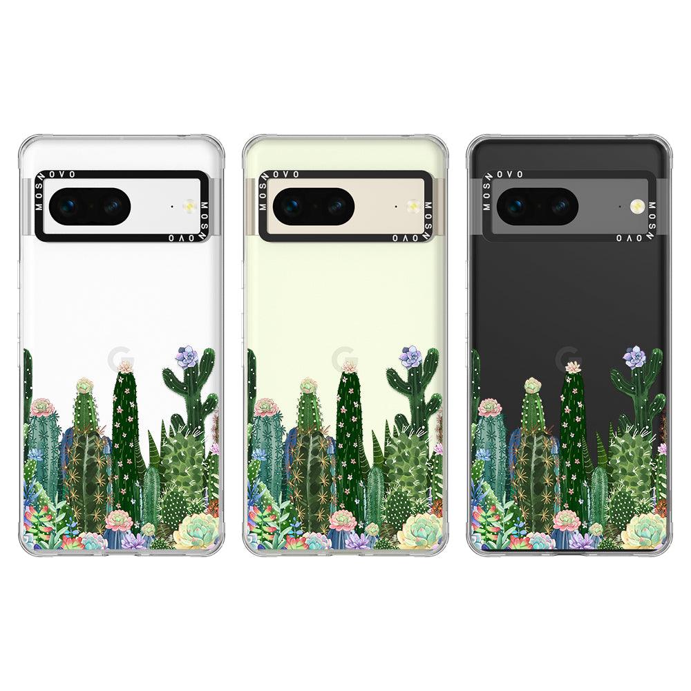 Succulents Garden Phone Case - Google Pixel 7 Case - MOSNOVO