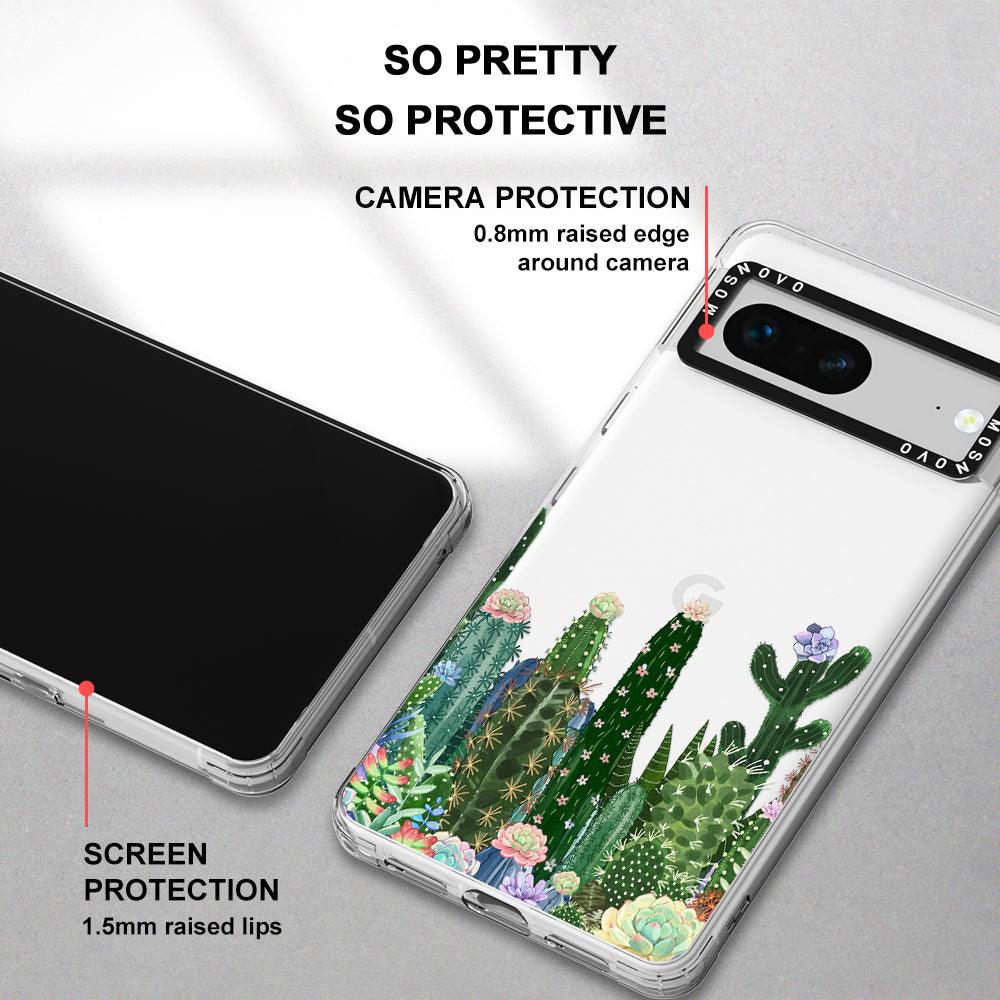 Succulents Garden Phone Case - Google Pixel 7 Case - MOSNOVO