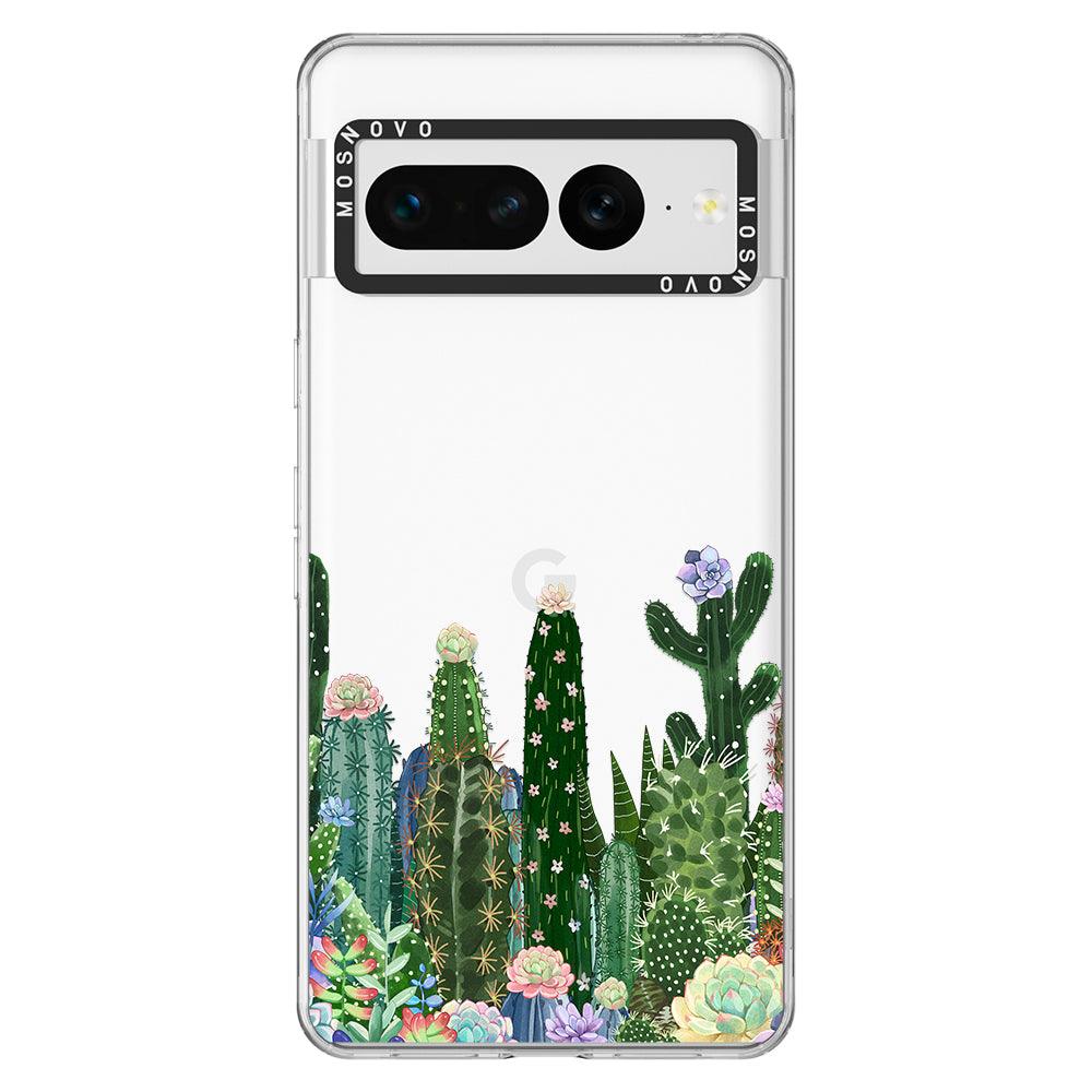 Succulents Garden Phone Case - Google Pixel 7 Pro Case - MOSNOVO