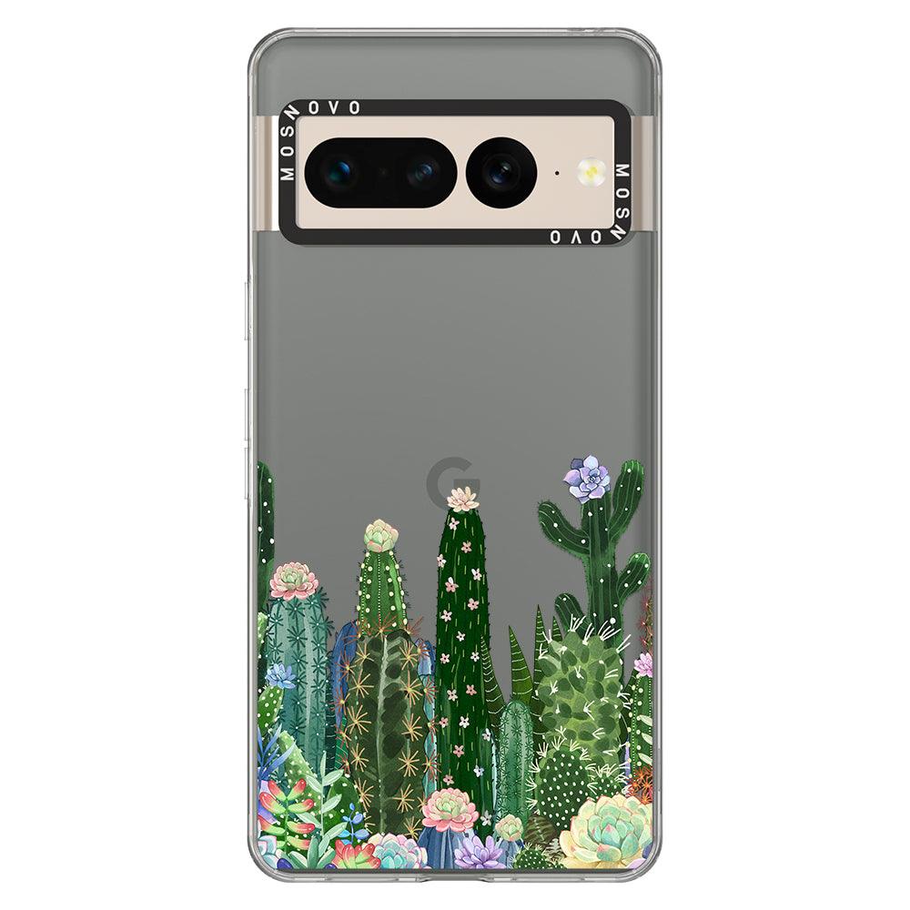 Succulents Garden Phone Case - Google Pixel 7 Pro Case - MOSNOVO