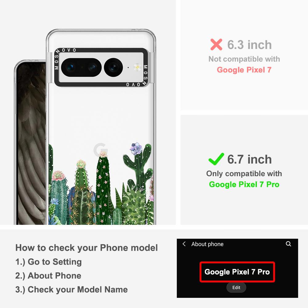 Succulents Garden Phone Case - Google Pixel 7 Pro Case - MOSNOVO