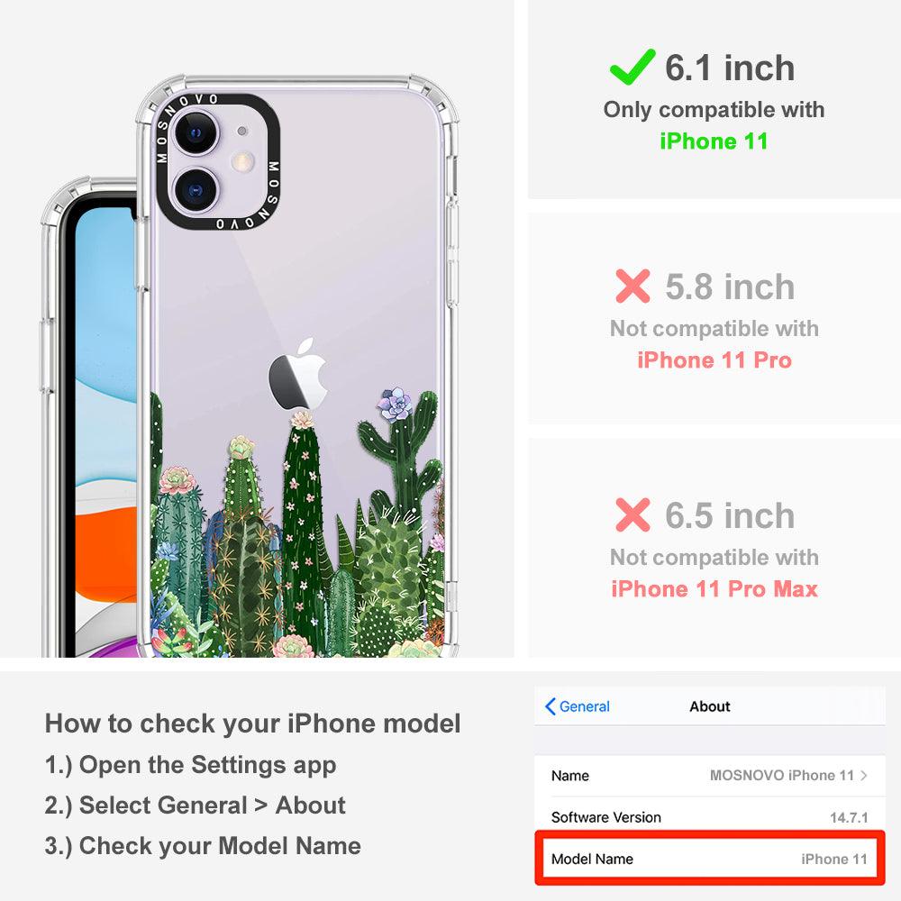 Desert Cactus Phone Case - iPhone 11 Case - MOSNOVO
