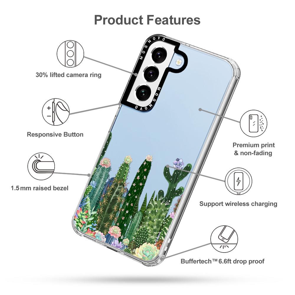 Succulents Garden Phone Case - Samsung Galaxy S22 Plus Case - MOSNOVO