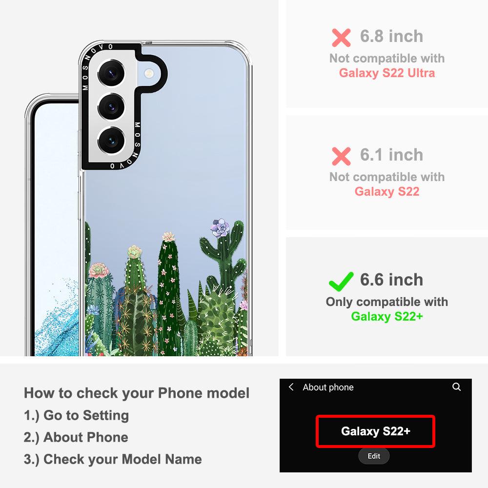 Succulents Garden Phone Case - Samsung Galaxy S22 Plus Case - MOSNOVO