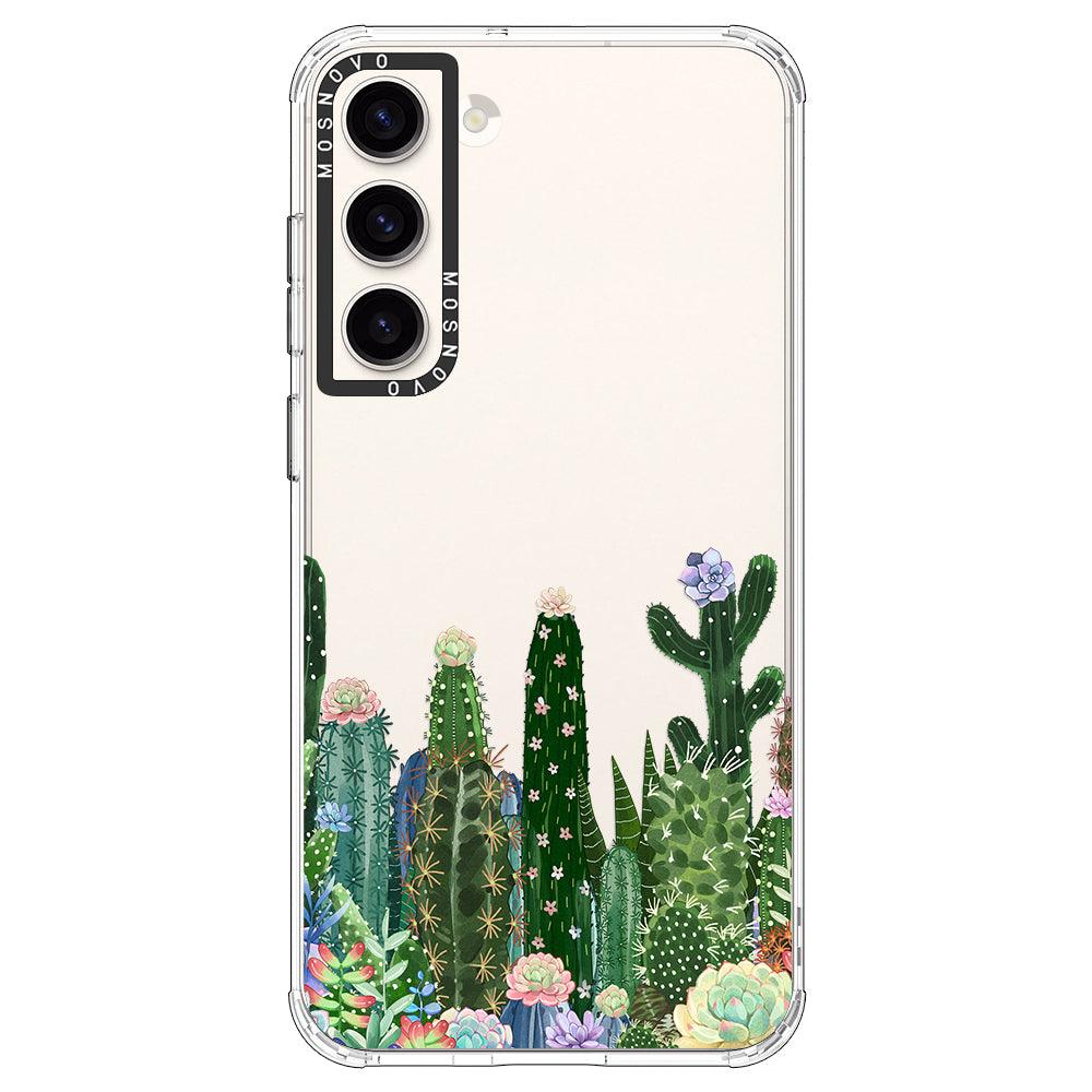 Succulents Garden Phone Case - Samsung Galaxy S23 Case - MOSNOVO