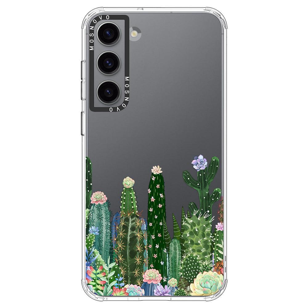 Succulents Garden Phone Case - Samsung Galaxy S23 Case - MOSNOVO