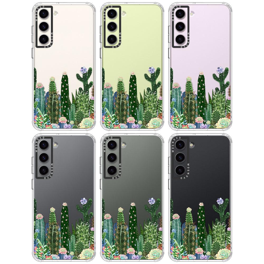 Succulents Garden Phone Case - Samsung Galaxy S23 Case - MOSNOVO