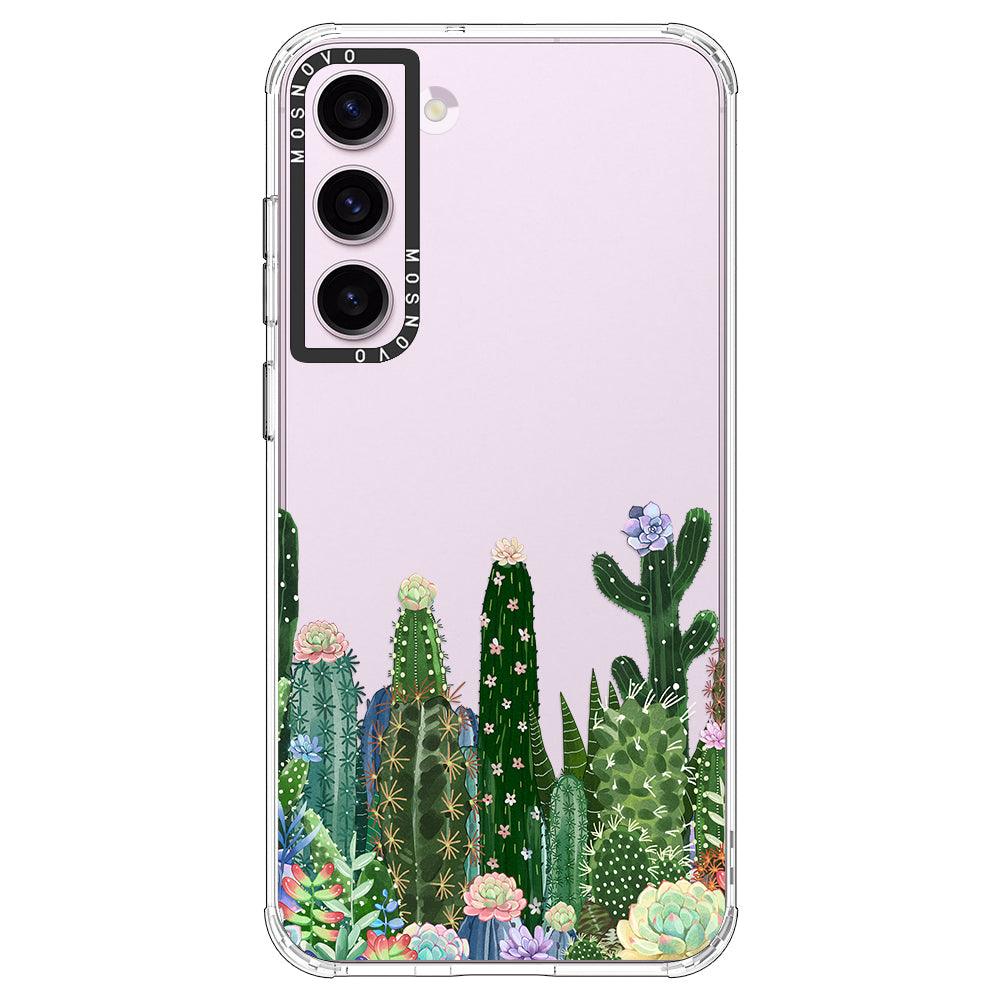 Succulents Garden Phone Case - Samsung Galaxy S23 Plus Case - MOSNOVO