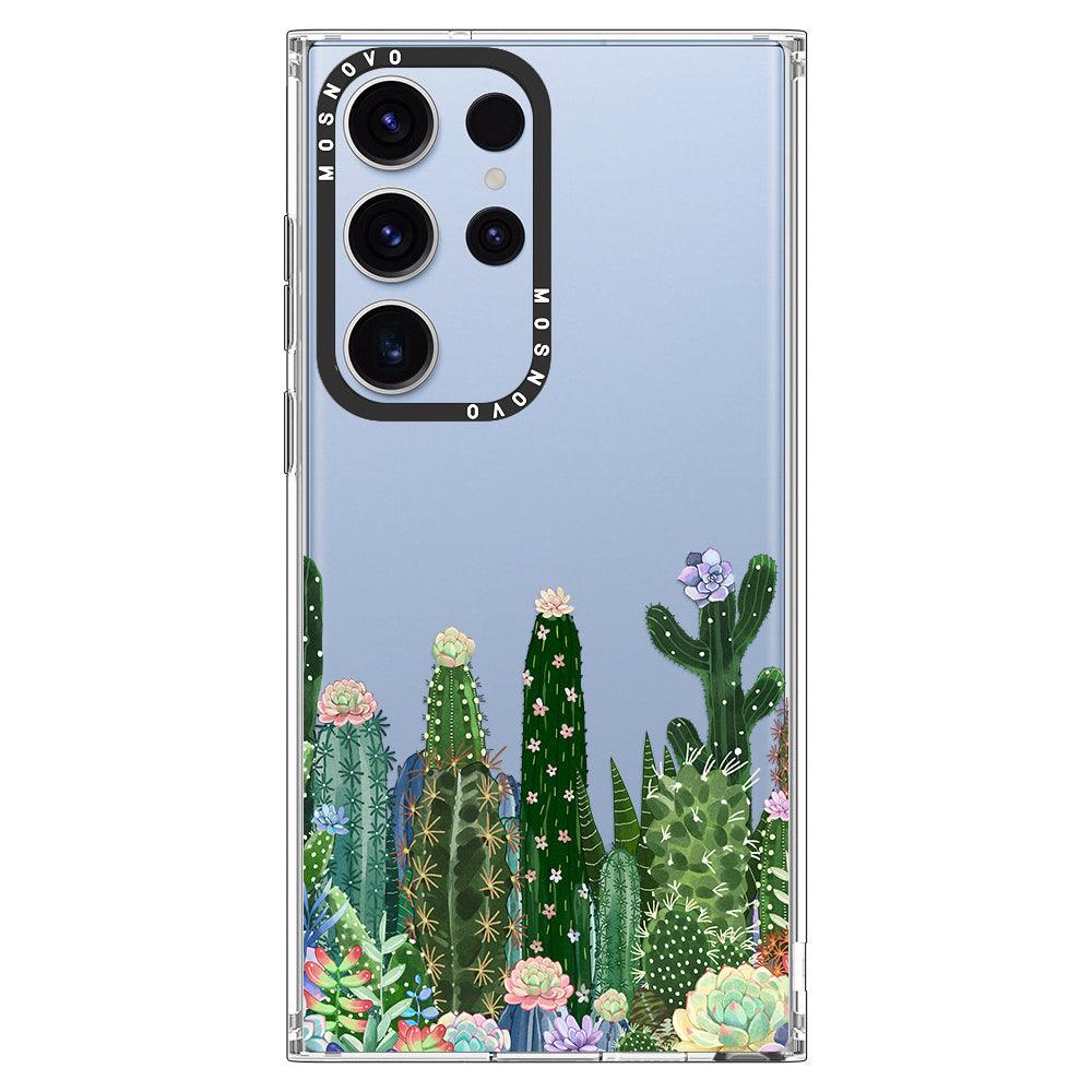 Succulents Garden Phone Case - Samsung Galaxy S23 Ultra Case - MOSNOVO