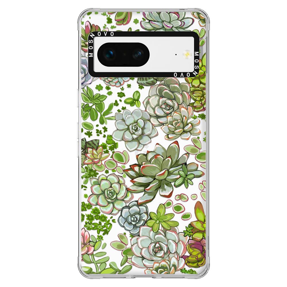 Succulents Phone Case - Google Pixel 7 Case - MOSNOVO