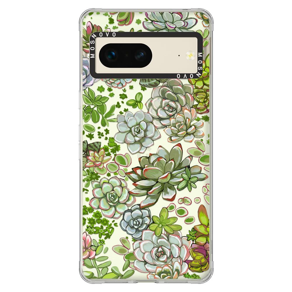 Succulents Phone Case - Google Pixel 7 Case - MOSNOVO