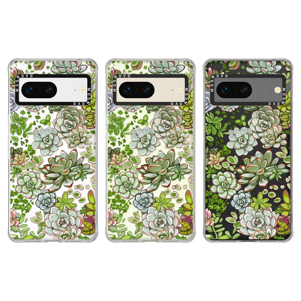 Succulents Phone Case - Google Pixel 7 Case - MOSNOVO