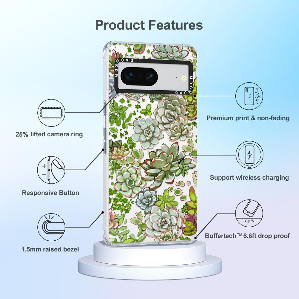 Succulents Phone Case - Google Pixel 7 Case - MOSNOVO