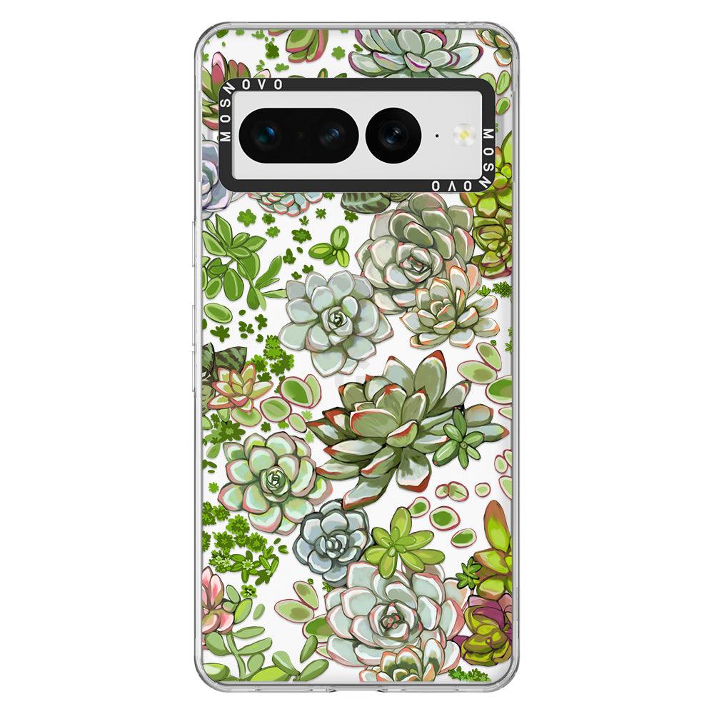 Succulents Phone Case - Google Pixel 7 Pro Case - MOSNOVO