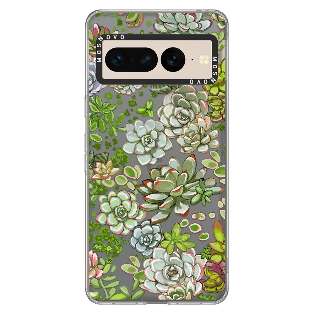 Succulents Phone Case - Google Pixel 7 Pro Case - MOSNOVO