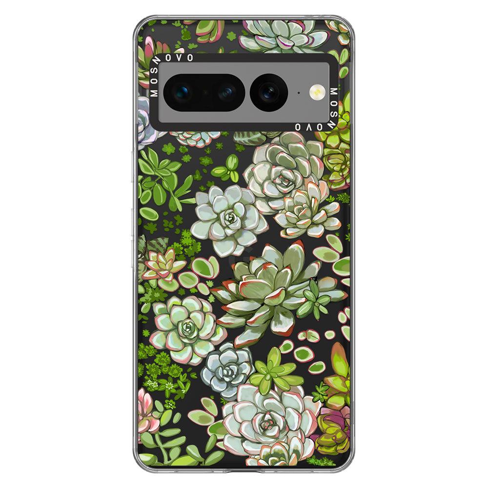 Succulents Phone Case - Google Pixel 7 Pro Case - MOSNOVO