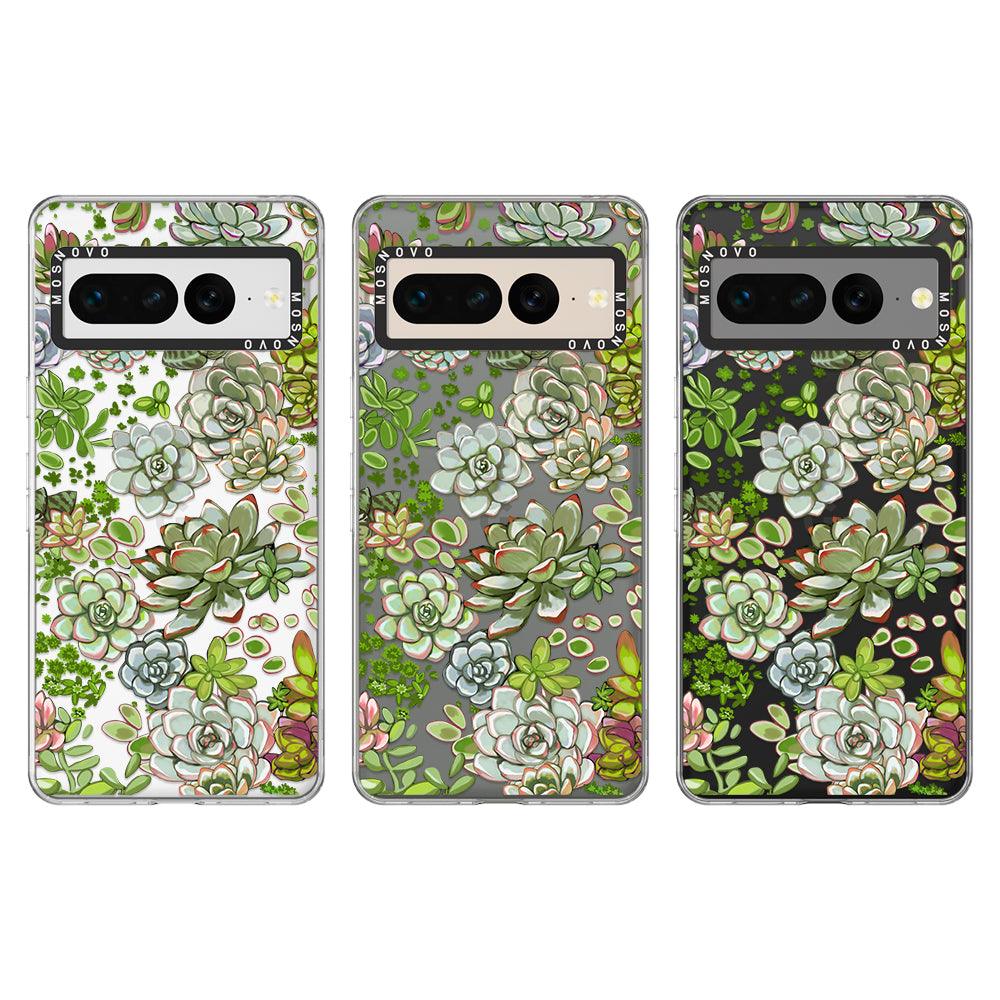 Succulents Phone Case - Google Pixel 7 Pro Case - MOSNOVO