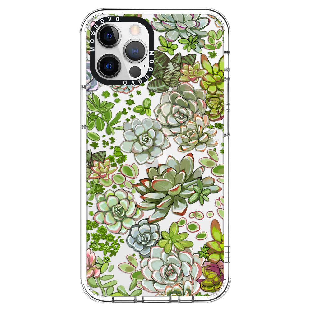 Succulent Phone Case - iPhone 12 Pro Case - MOSNOVO