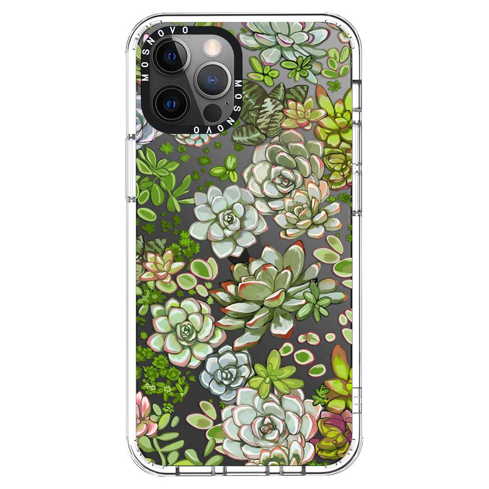 Succulent Phone Case - iPhone 12 Pro Case - MOSNOVO