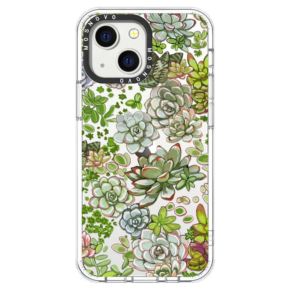 Succulent Phone Case - iPhone 13 Mini Case - MOSNOVO