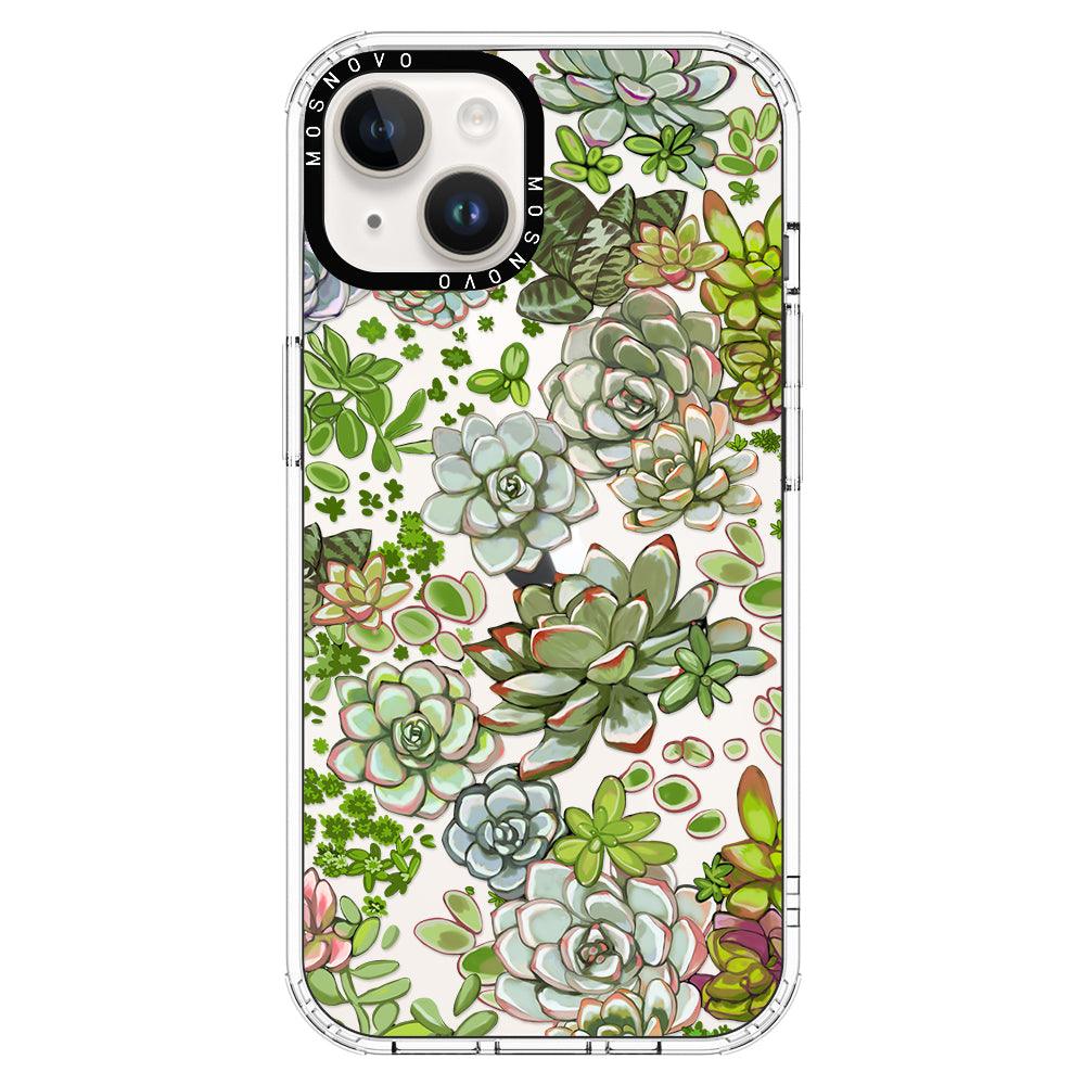 Succulent Phone Case - iPhone 14 Plus Case - MOSNOVO