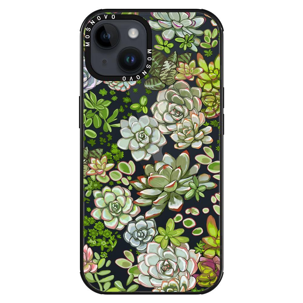 Succulent Phone Case - iPhone 14 Plus Case - MOSNOVO