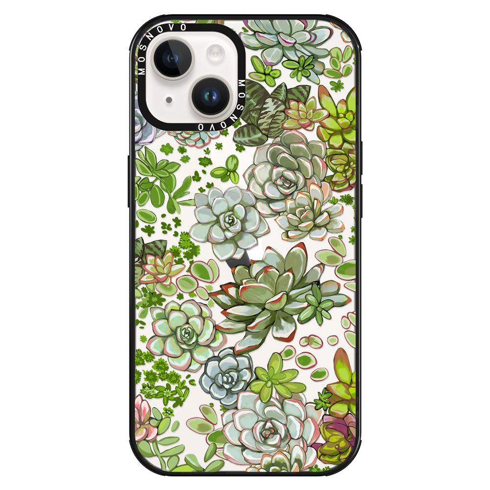 Succulent Phone Case - iPhone 14 Plus Case - MOSNOVO