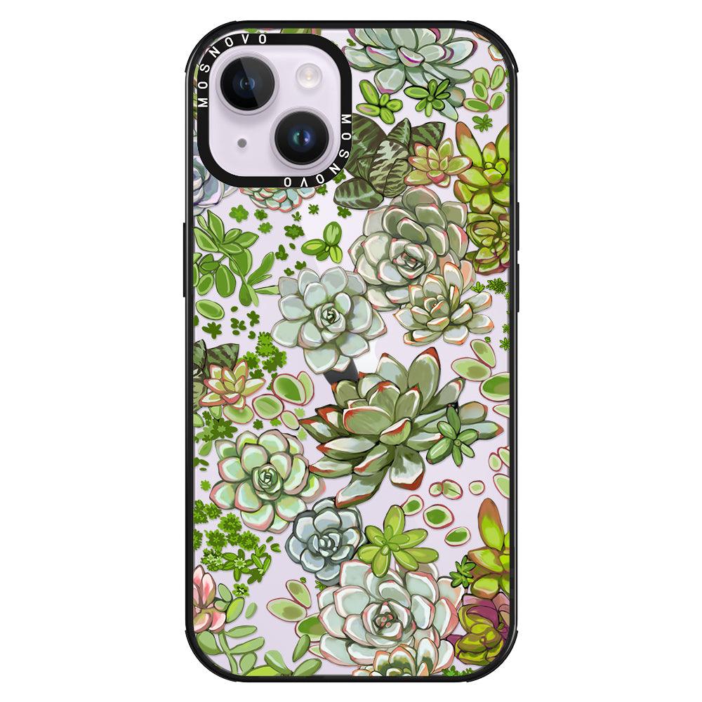 Succulent Phone Case - iPhone 14 Plus Case - MOSNOVO