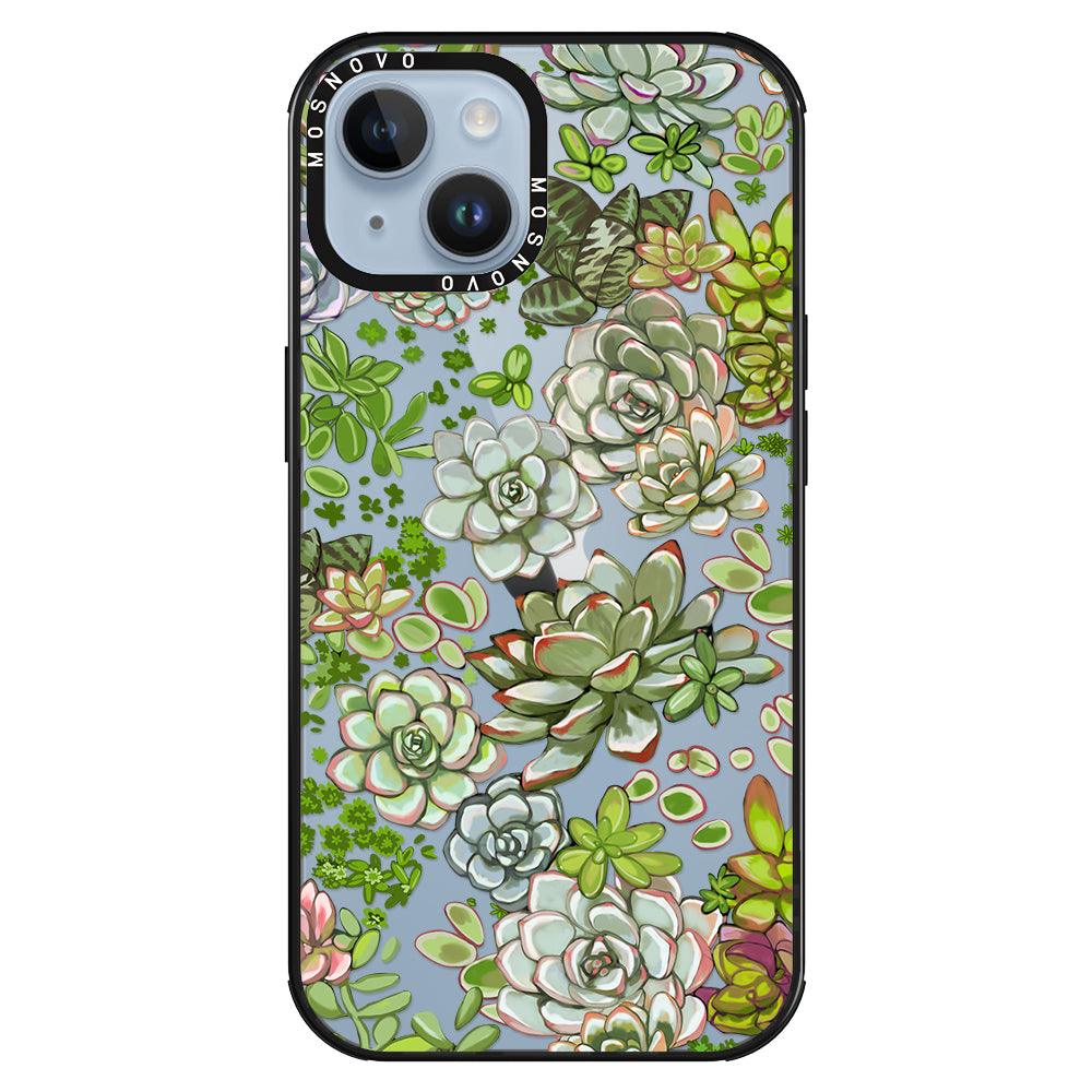 Succulent Phone Case - iPhone 14 Plus Case - MOSNOVO