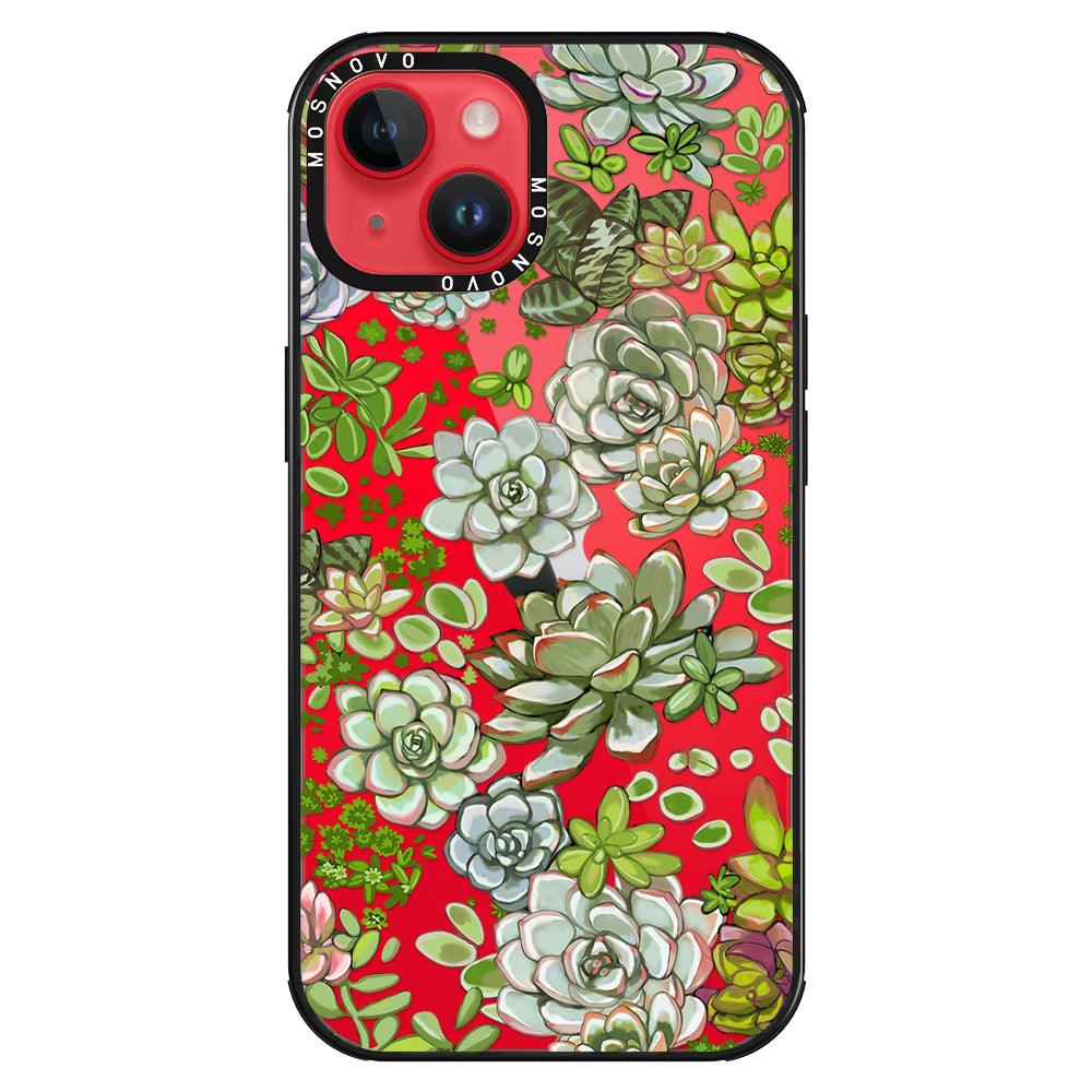 Succulent Phone Case - iPhone 14 Plus Case - MOSNOVO