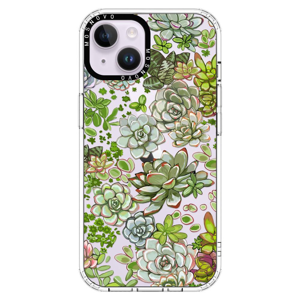 Succulent Phone Case - iPhone 14 Plus Case - MOSNOVO