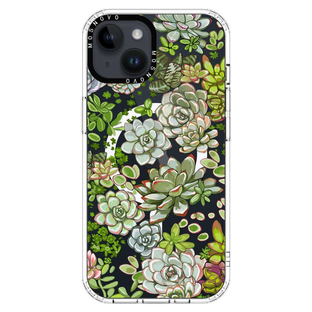 Succulent Phone Case - iPhone 14 Plus Case - MOSNOVO