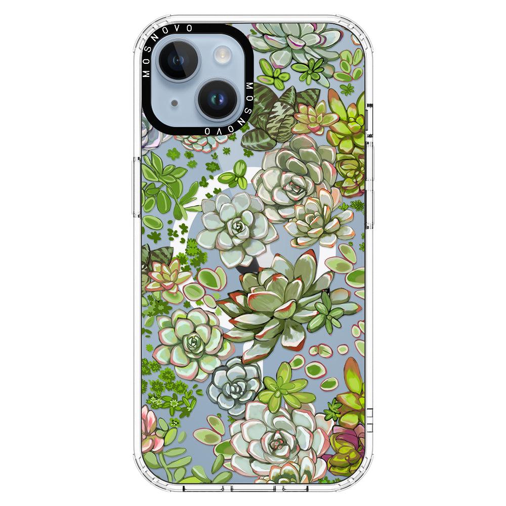 Succulent Phone Case - iPhone 14 Plus Case - MOSNOVO